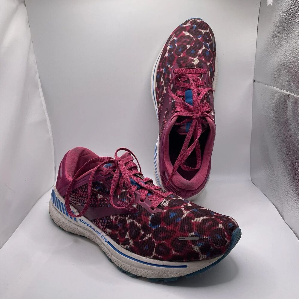 Brooks Adrenaline GTS 22 Womens 12 (B) Multicolor Smudge Style Code 1203531B568